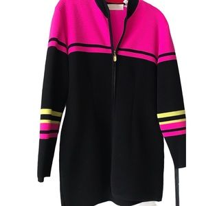 Dana Buchman multi color sweater dress